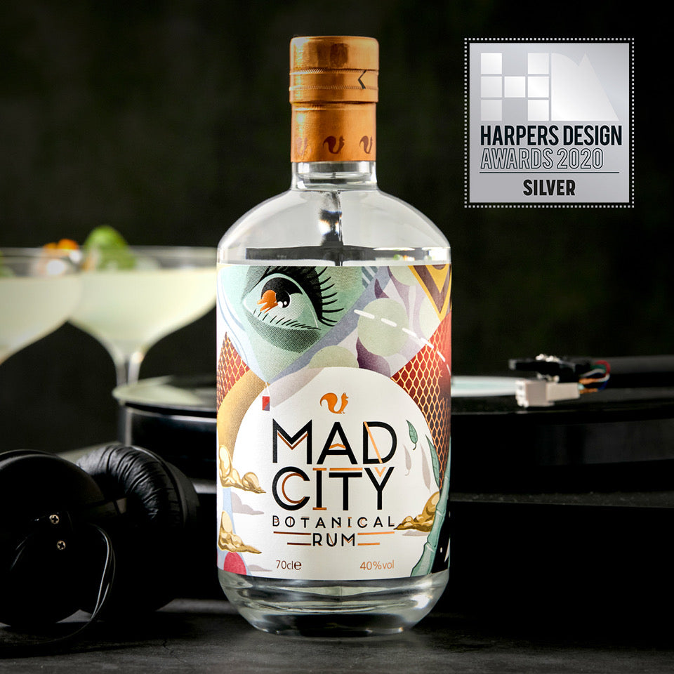 Mad City Botanical Rum Wins Silver in Harpers Wine & Spirit Design Awards 2020