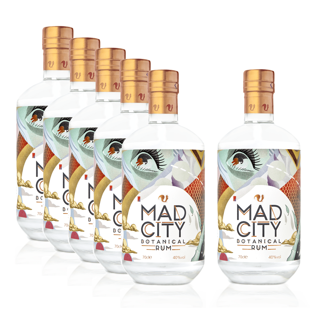 Foxhole Spirits Mad City Botanical Rum 70cl Case of 6